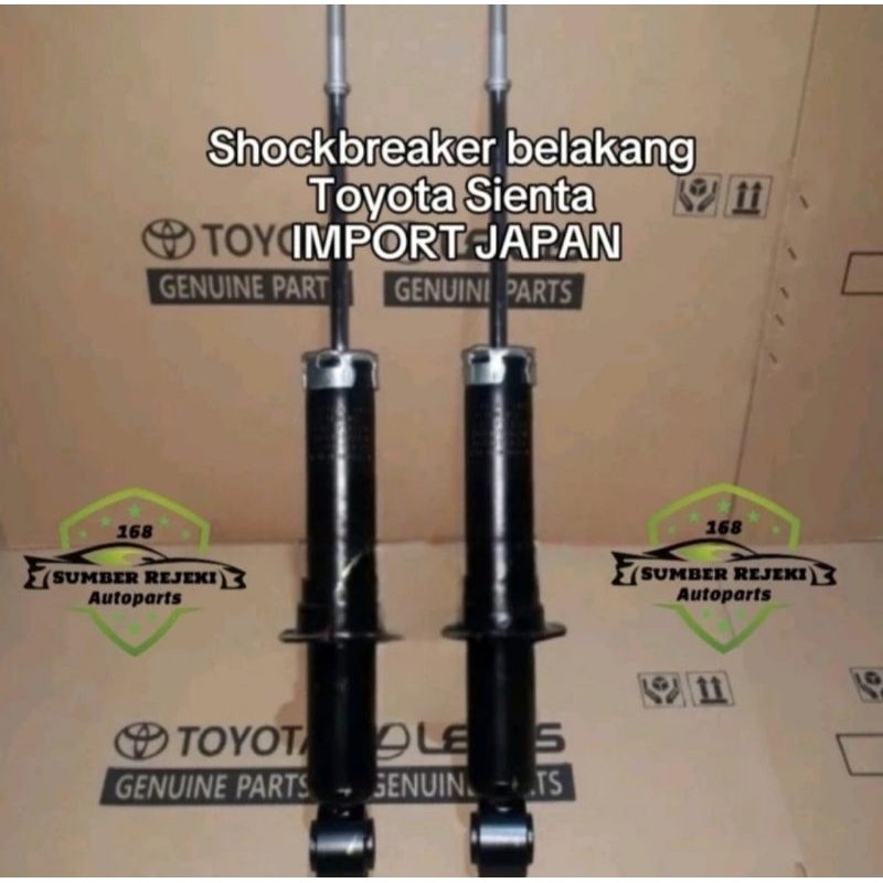 Shockbreaker belakang Toyota Sienta