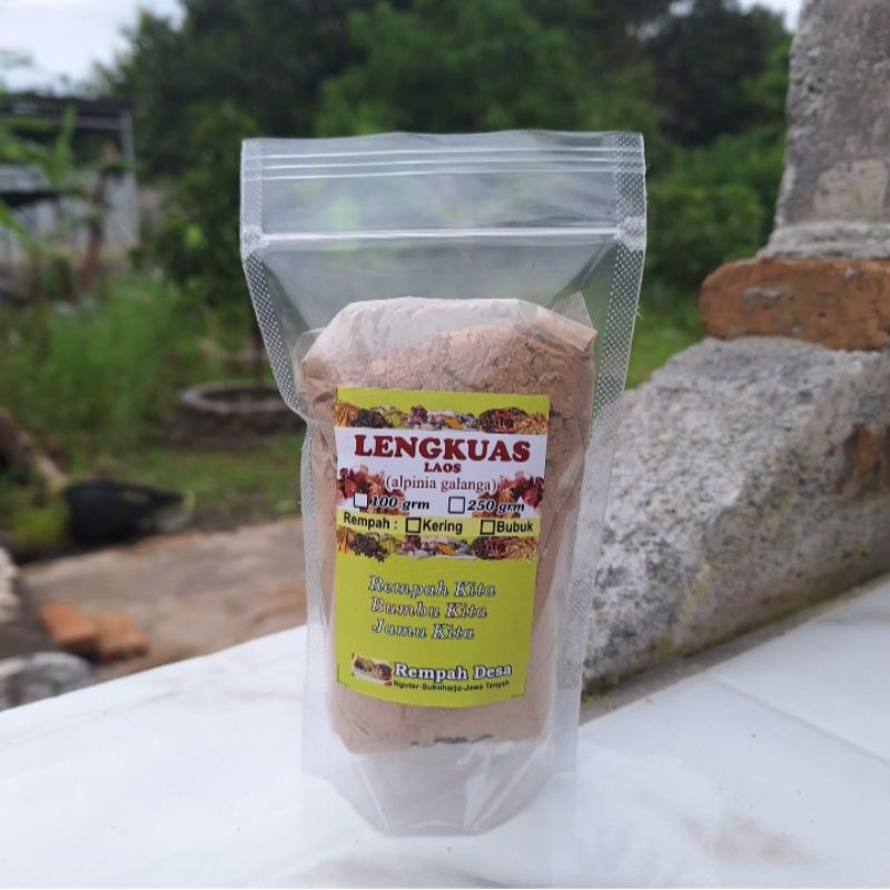 

Lengkuas / Laos Bubuk 100 gram Kualitas Premium 100% Asli