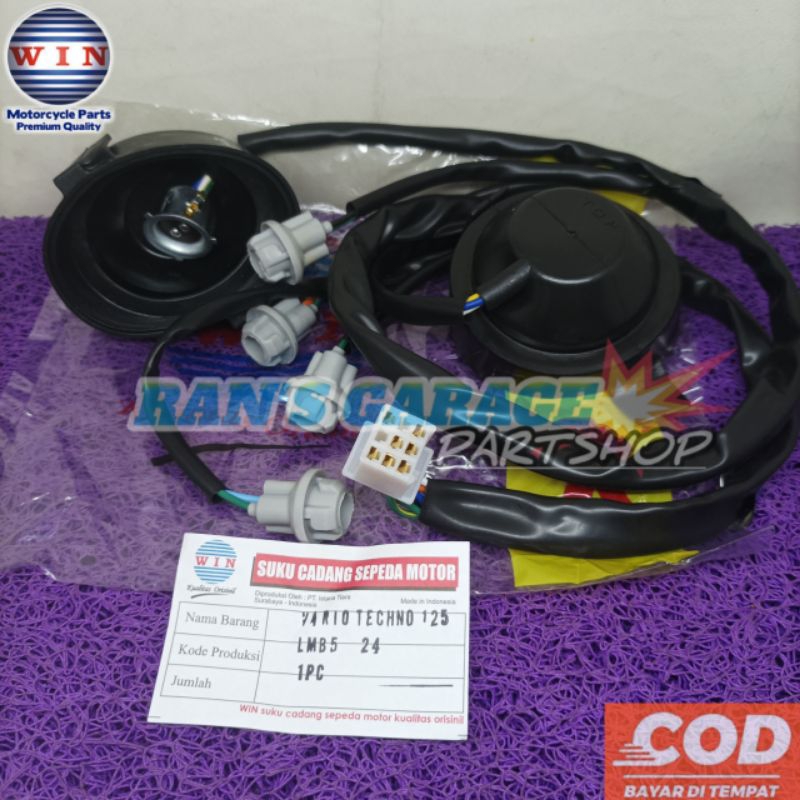 WIN FITING PITING LAMPU DEPAN HONDA VARIO TECHNO 125 KZR COP LAMPU DEPAN VARIO TEKNO CBS BOHLAM NON 