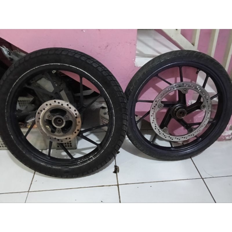 velg satria Fu original copotan