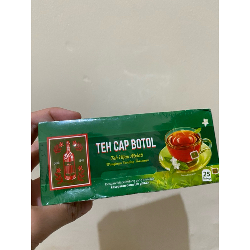 

TEH CAP BOTOL HIJAU ISI 25