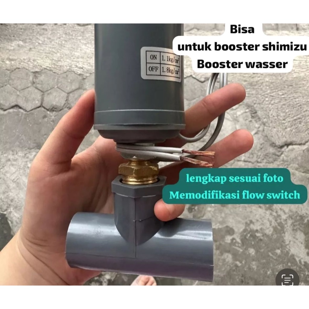 pressure switch modifikasi Pompa Booster Wasser modifikasi tabung 19 liter otomatis pompa wasser