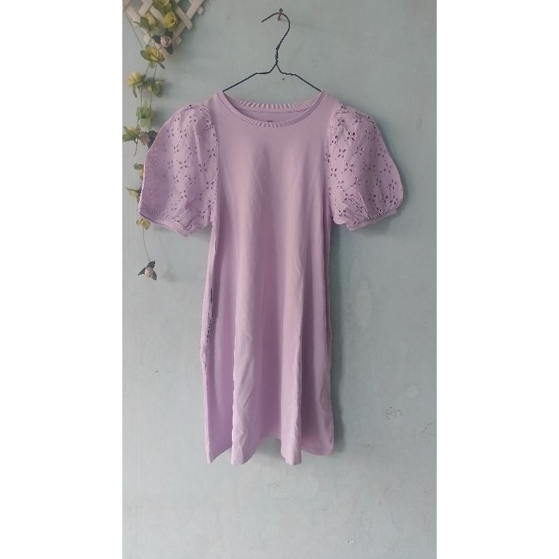 UNIQLO ORIGINAL DRESS FLOWER ANAK CEWEK ORIGINAL UNIQLO