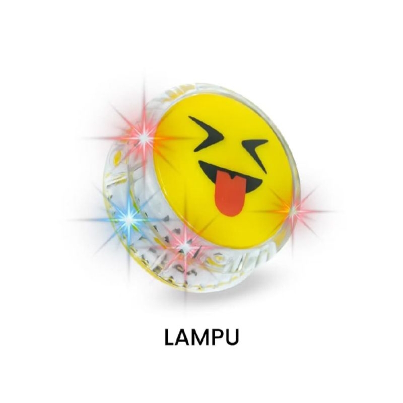 Mainan anak tradisional jadul yoyo bisa nyala lampu LED keren murah harga satuan perpcs yoyo lampu l