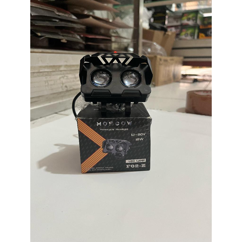 LAMPU TEMBAK SQL 2 MATA PUTIH/KUNING MOSCOW