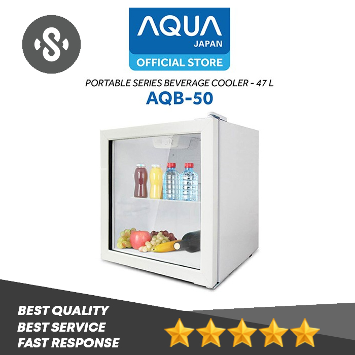 AQUA Mini Showcase 47 L AQB-50MB / AQB 50 MB / AQB-50 Display Cooler 47 Liter