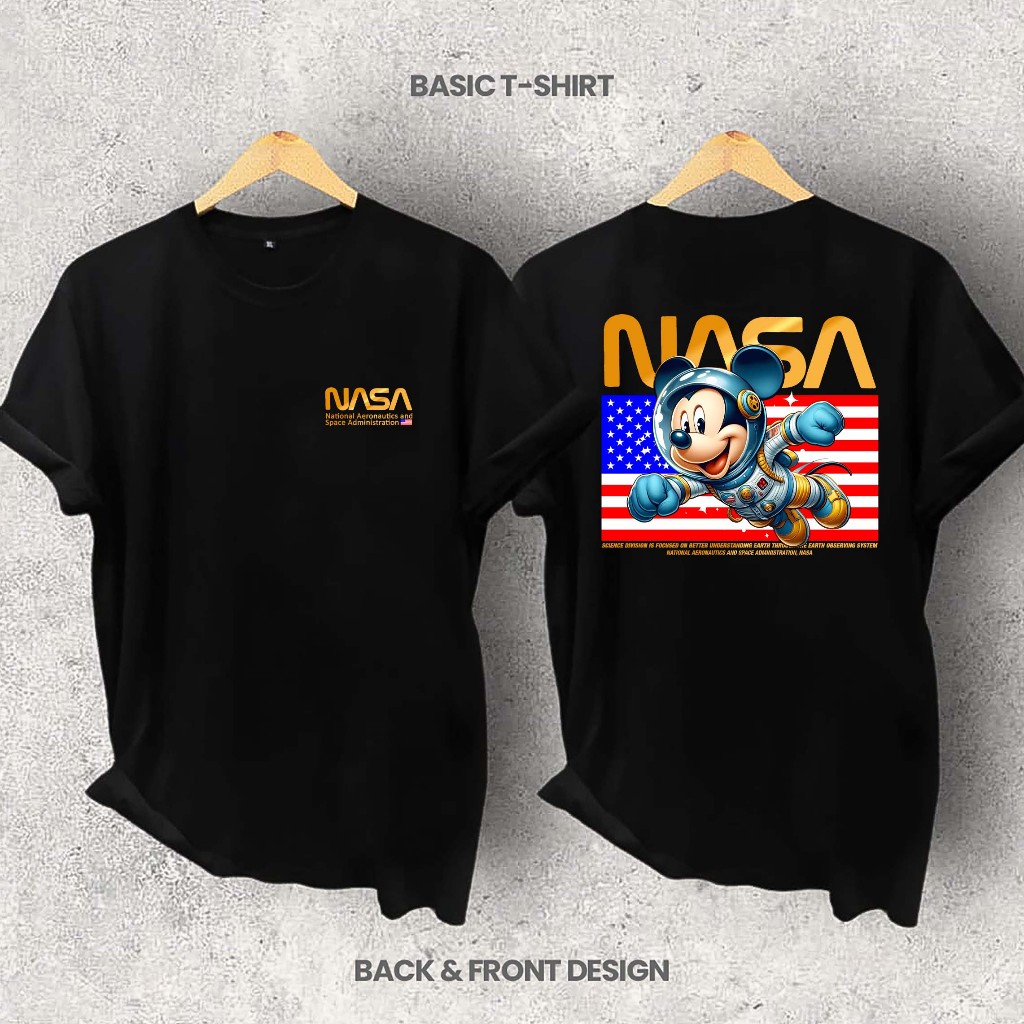 Kaos Dewasa Kaos Anak Kaos Couple Kaos Distro Design Nas Mickey BB Bahan Cotton Combat 30s Best Qual