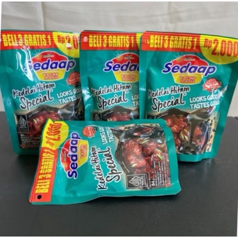 

YV STORE - Kecap Sedap Kedelai Hitam Special 77gr Beli 3 Gratis 1