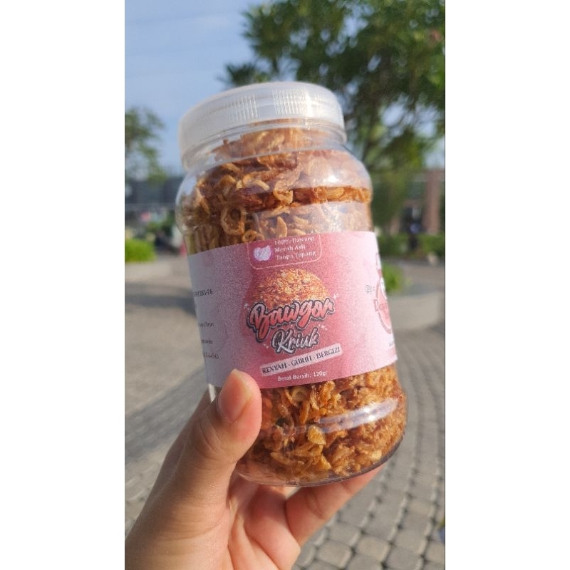 

BAWANG GORENG PREMIUM | BAWANG GORENG TANPA TEPUNG | BAWANG GORENG KRIUK | 120GR