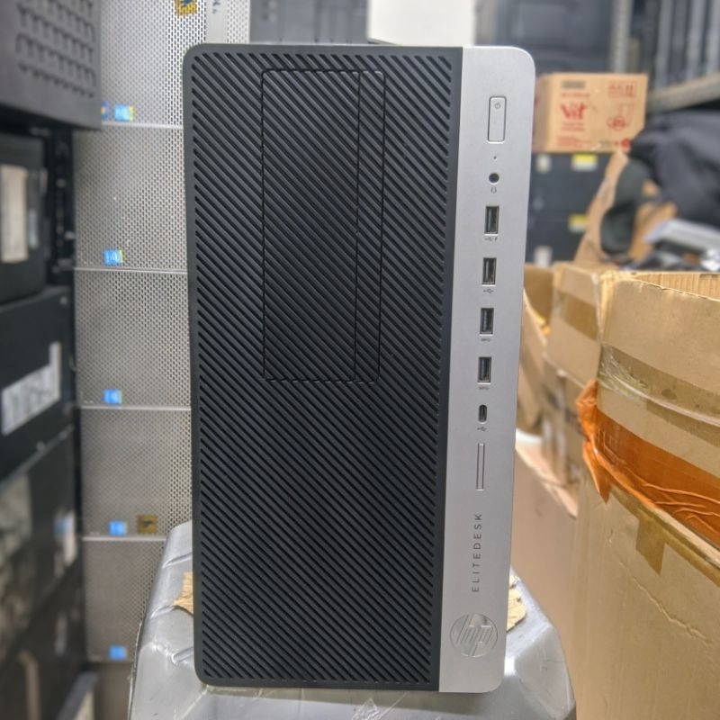 pc hp amd ryzen 5 pro 2400G ram 8gb ssd 128gb vga onboard