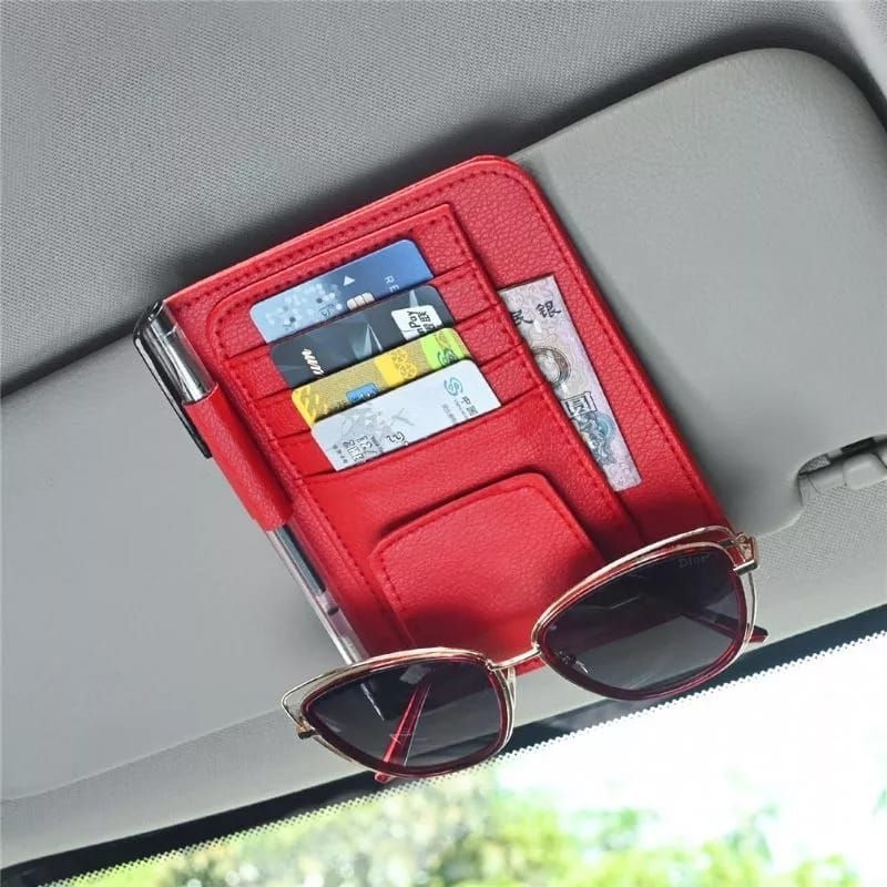 Card Holder Mobil Tempat Kartu Di Visor Card Holder Sunvisor Mobil Tempat Kartu Mobil/Slot Kartu
