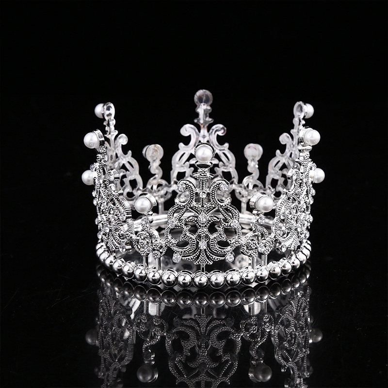 Topper Kue Mahkota Mutiara / Cake Topper Crown / Hiasan Kue Mahkota / Dekorasi Kue Mahkota / Geoolim