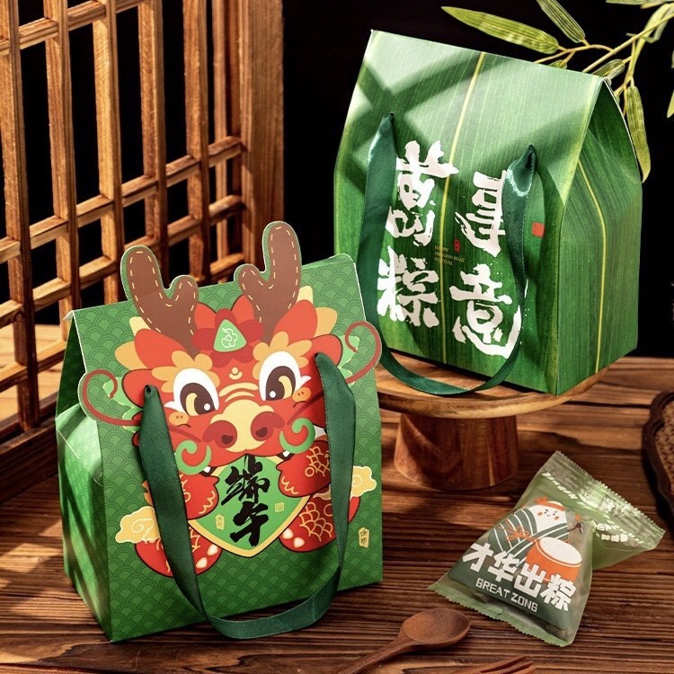 

(5pcs) Kotak| Paper Bag Bakcang K6624| K6625 dus Bacang| Kicang Box| Zongzi Packaging