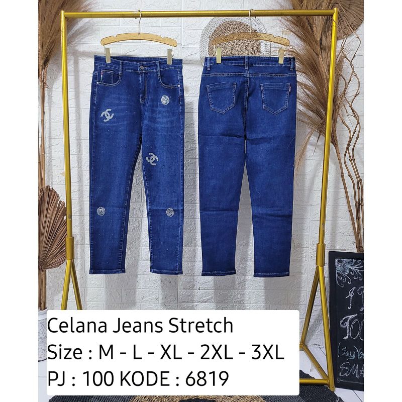 Celana jeans import premium "CH BLINK (Kz mar 2503)" Cek