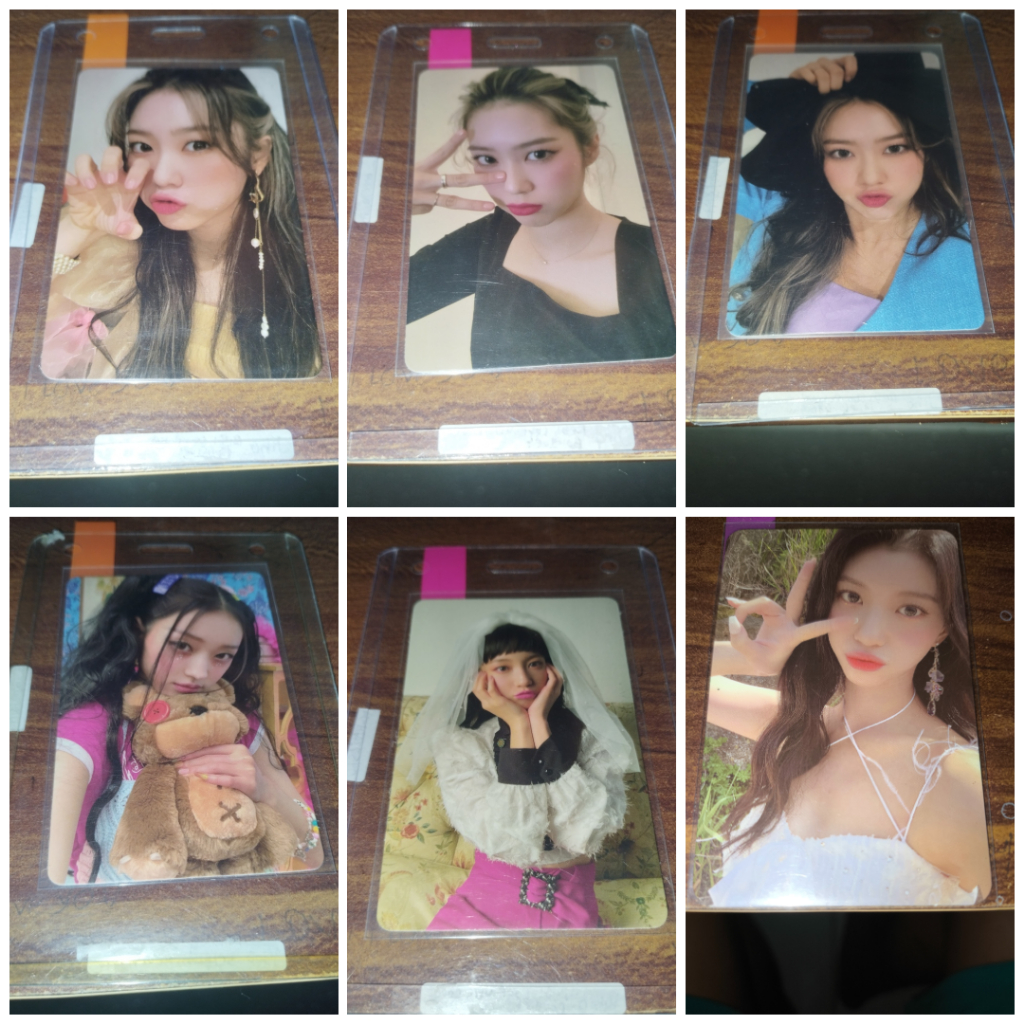 Yubin Binnie Yooa Jiho Dear Oh My Girl Dun Dun Dance Real Love Selfish Golden Hourglass Photocard
