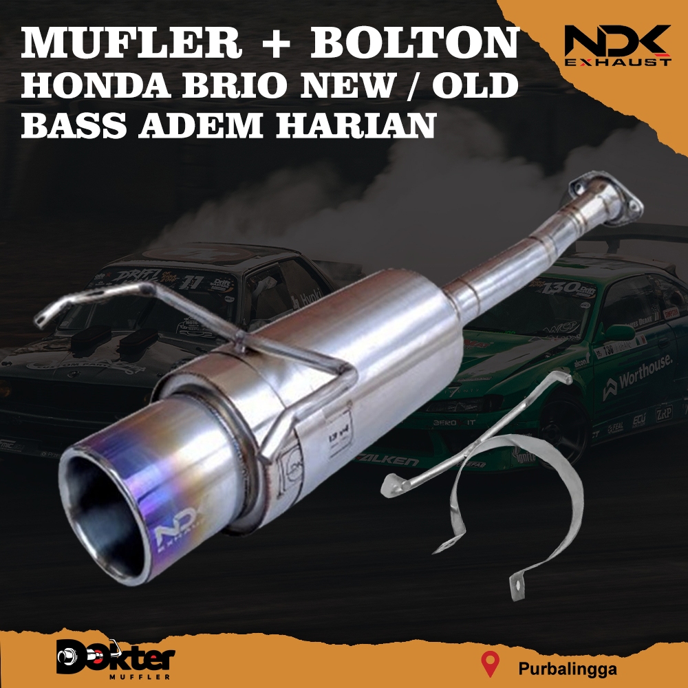 KNALPOT RACING MOBIL HONDA BRIO NDK EXHAUST BASS ADEM KENALPOT MOBIL RACING HONDA BRIO LAMA DAN ALLN