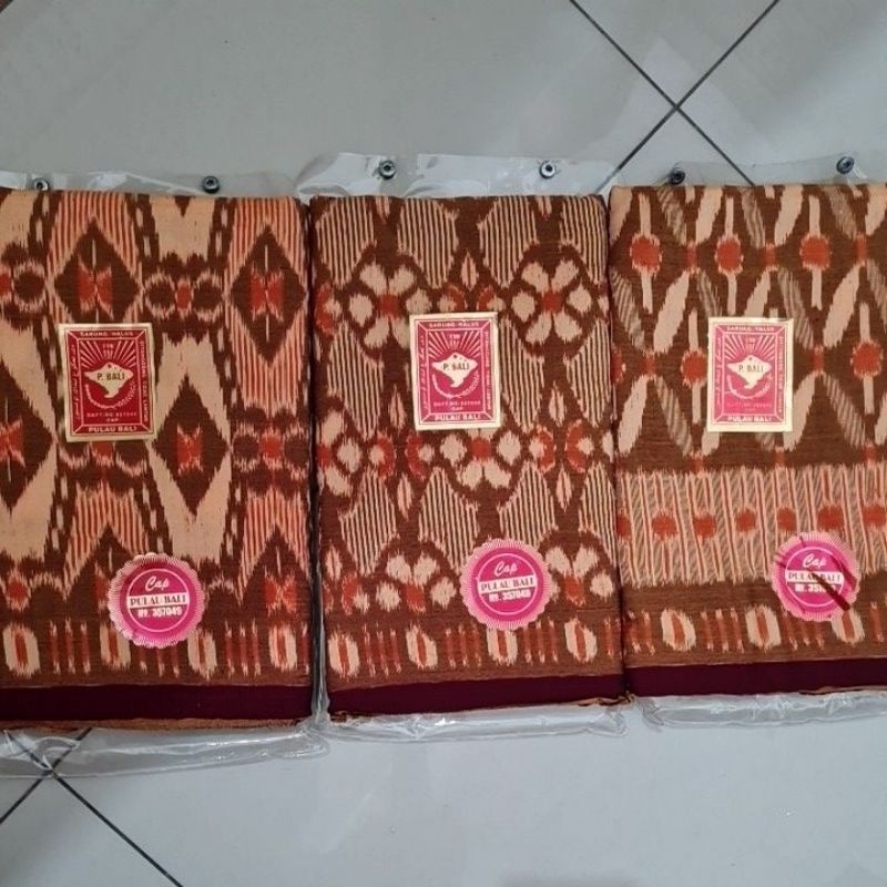 Sarung Tenun (goyor) ATBM cap Pulau Bali
