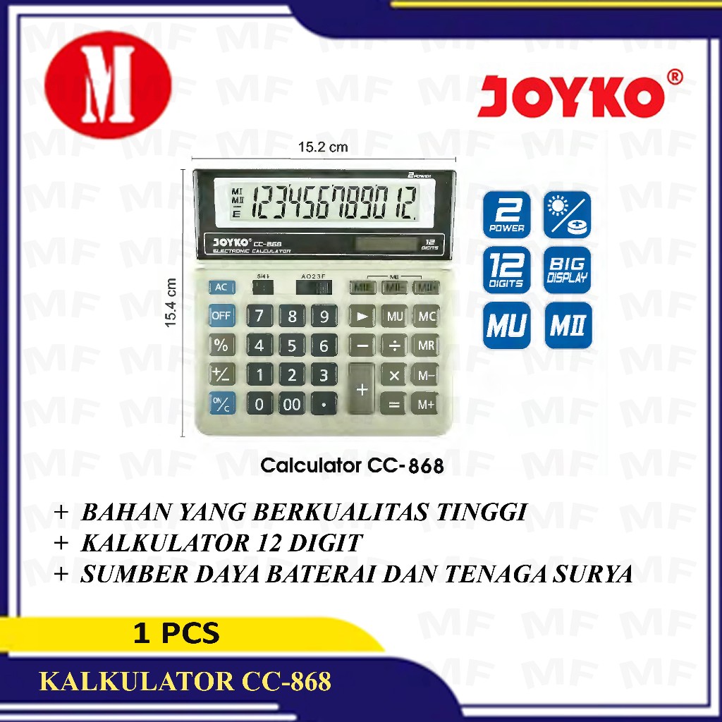 Kalkulator Joyko CC-868 12 Digit