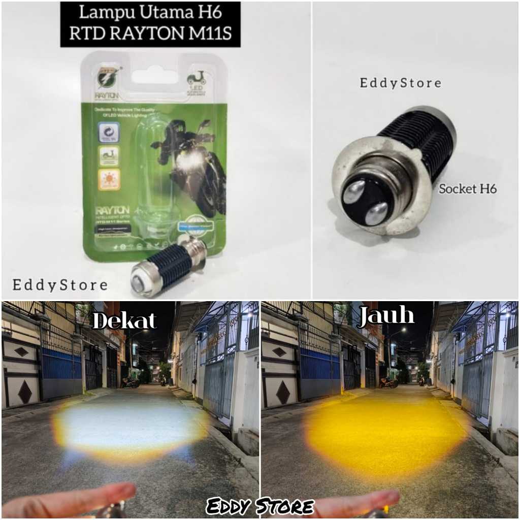 Lampu Utama H6 RTD RAYTON M11S