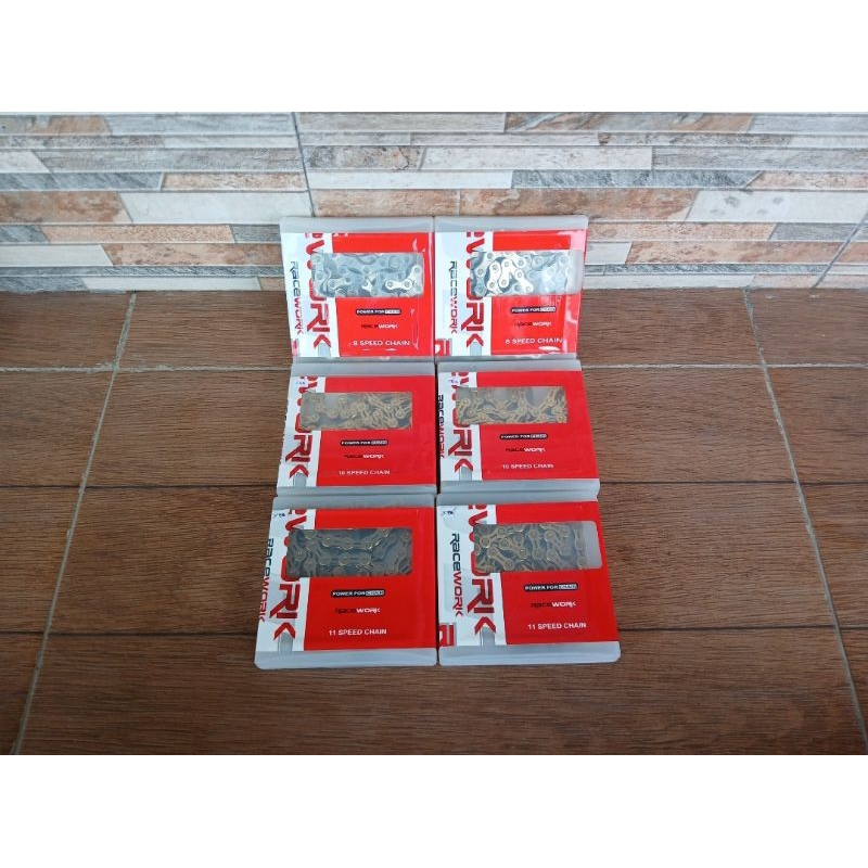 racework chain gold 11speed
