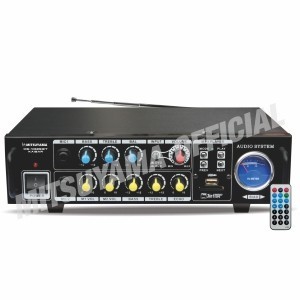 Audio Power Amplifier BT EQ Karaoke Home Theater FM MS-4025BT KAISAR