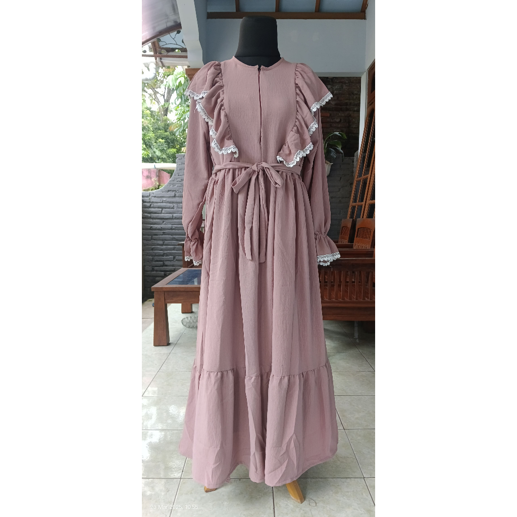 Gamis Lebaran 2025 model gamis terbaru remaja