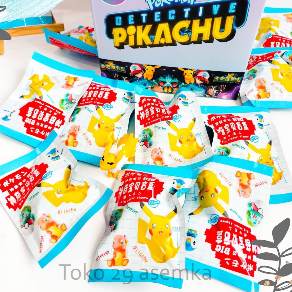 

PENGHAPUS MISTERY BAG POKEMON PIKACHU SETIP STIP ERASER LUCU UNIK KARAKTER ALAT TULIS KANTOR SEKOLAH