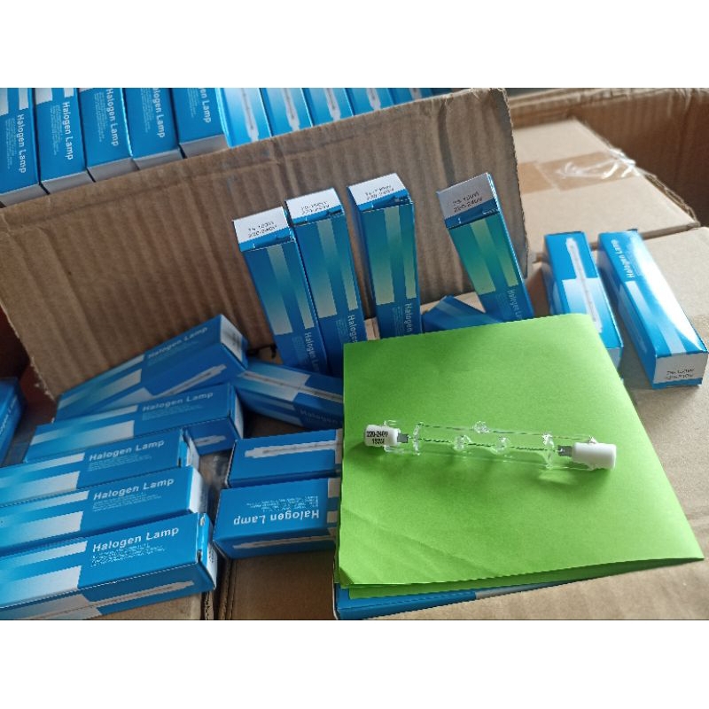 LAMPU HALOGEN 150 WATT LAMPU HALOGEN STICK 150 CAHAYA KUNING HALOGEN STICK 150WATT 100 WATT WARMER F