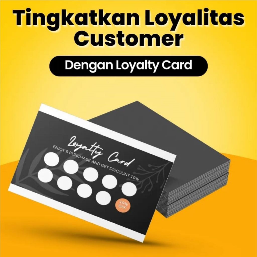 

Cetak Kartu Nama Kartu Pelanggan Loyalty Card Premium