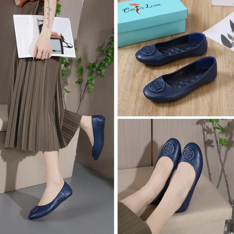 Sepatu Kerja Wanita Flat Shoes Import Murah