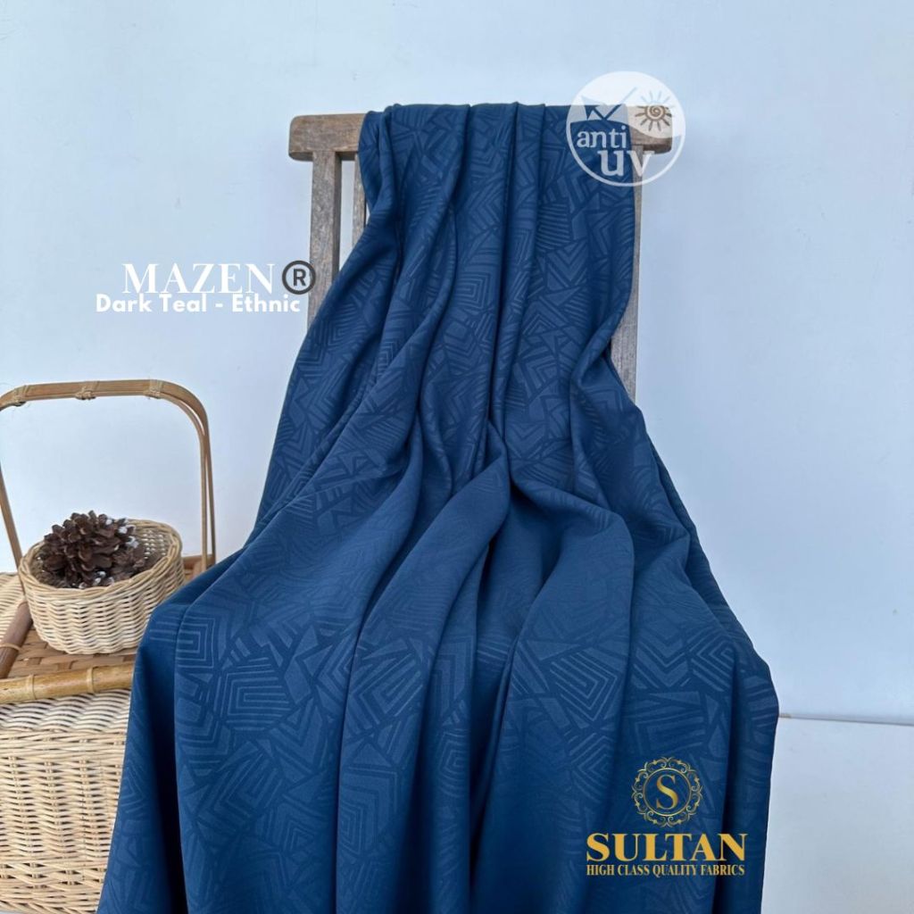 Kain Abaya Sultan Mazen Emboss ETHNIC