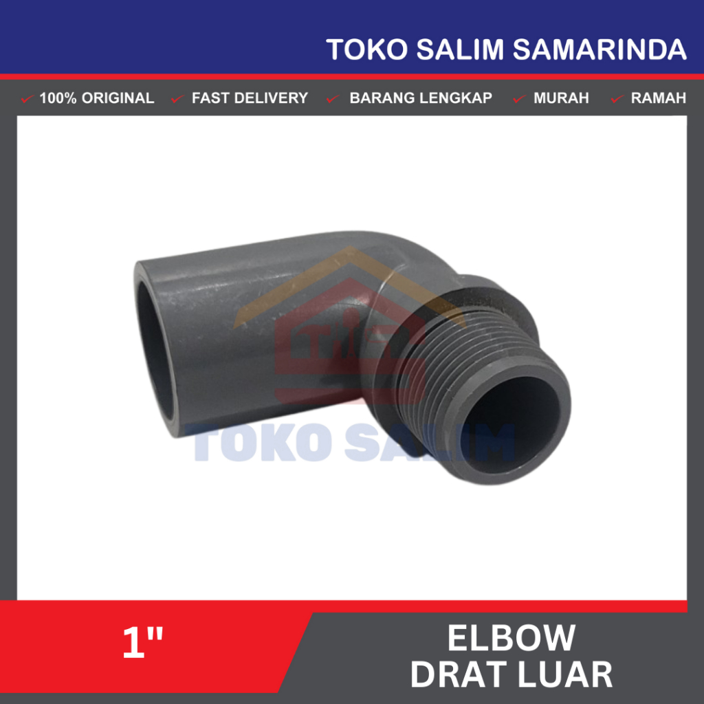 Elbow Drat Luar 1" / Knee Drat Luar 1 inch PVC
