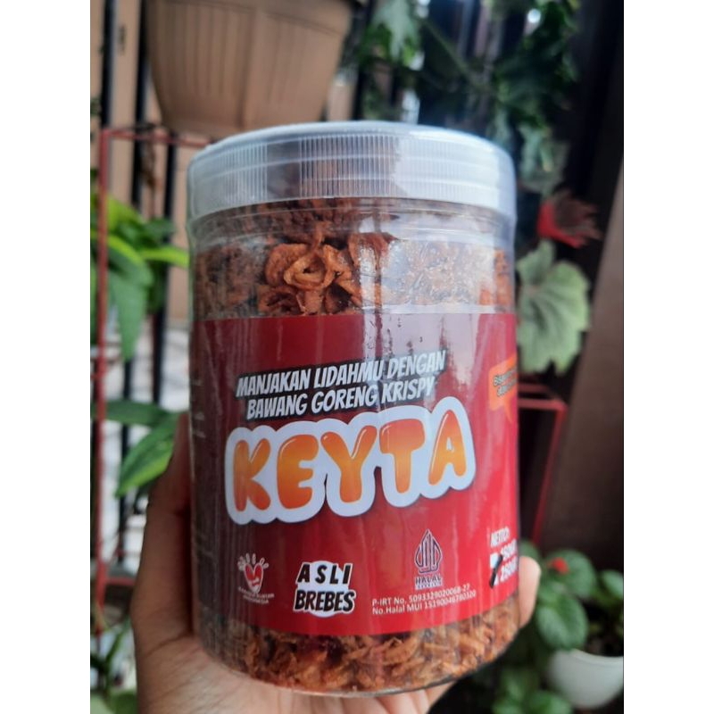 

Bawang Goreng Toples Keyta 250 gr/ Bagor Keyta / Bawang Goreng Premium