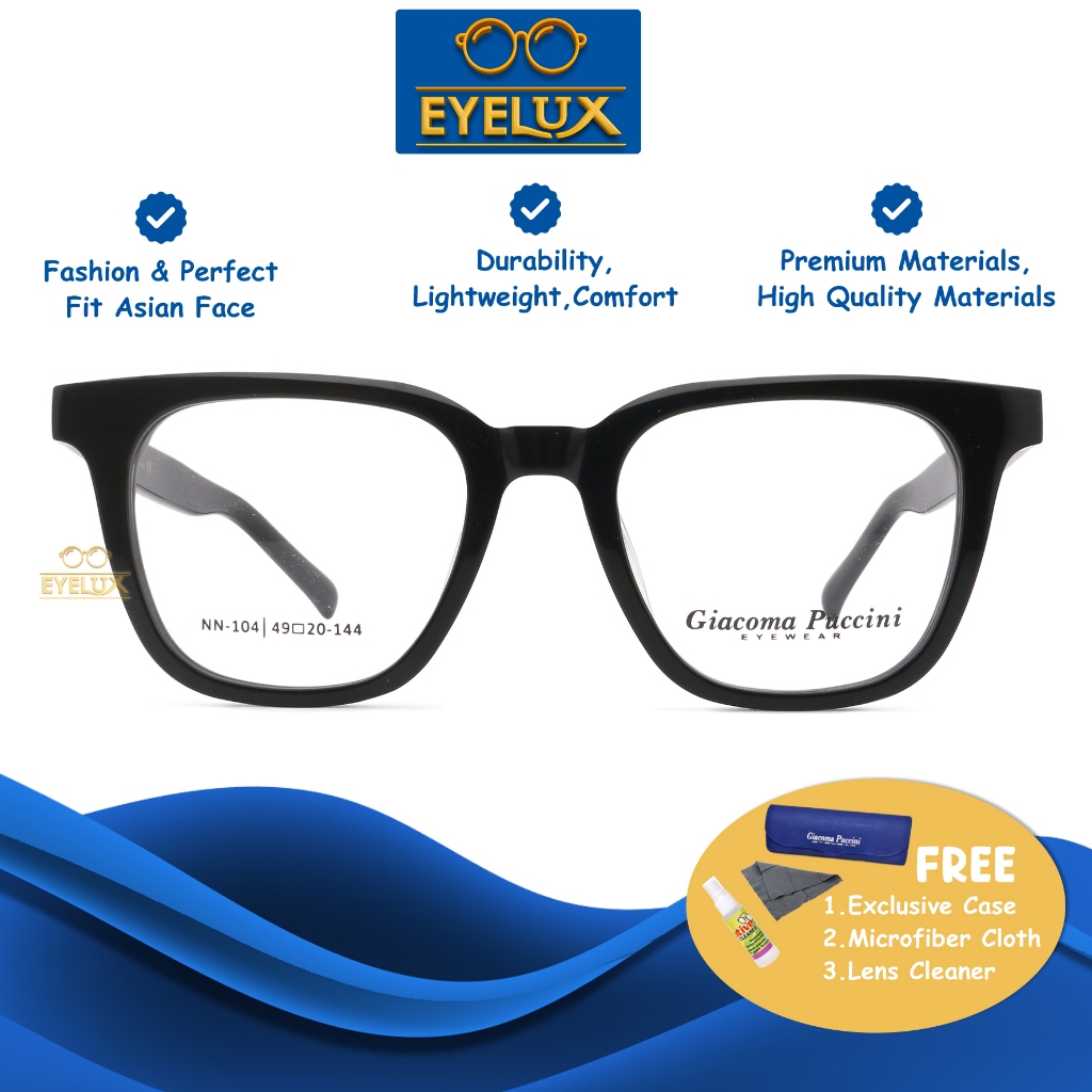 Giacoma Puccini Eyewear / GP NN-104 / 49-20-144 / Frame Kacamata Giacoma Puccini ORIGINAL