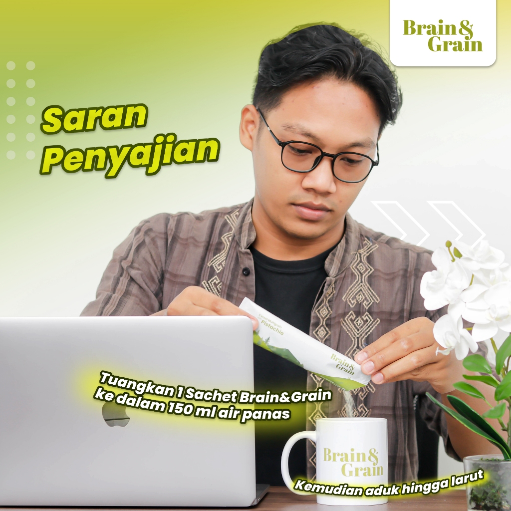 

Bny31 Brain & Grain Cereal Multigrain Diet Praktis Tinggi Protein & Rendah Gula