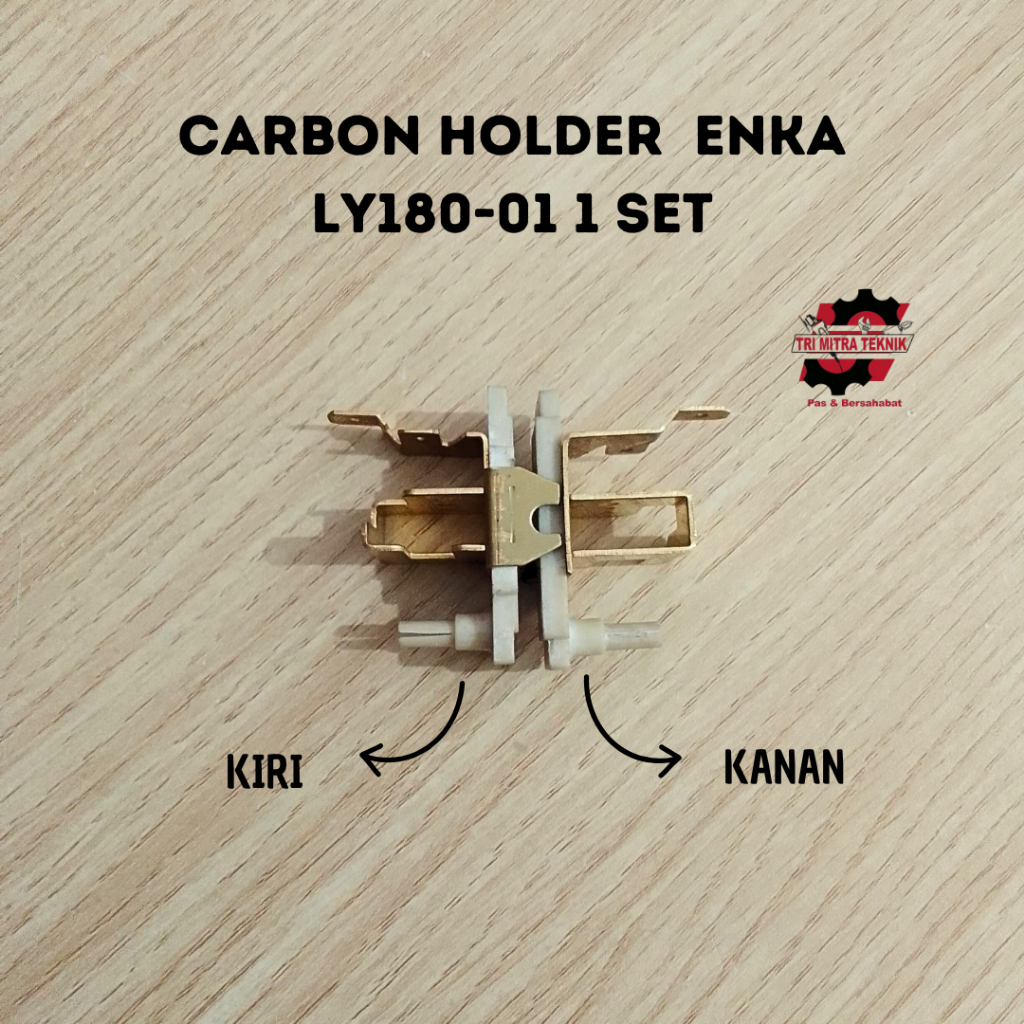 SATU SET [2PCS] CARBON HOLDER /DUDUKAN KARBON BRUSH GERINDA ENKA 7 INCH TIPE LY180-01 KIRI DAN KANAN