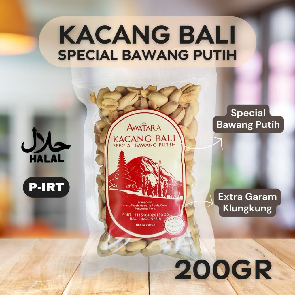 

Paket Hemat Kacang Awatara isi 5 - Kacang Bawang- oleh oleh bali