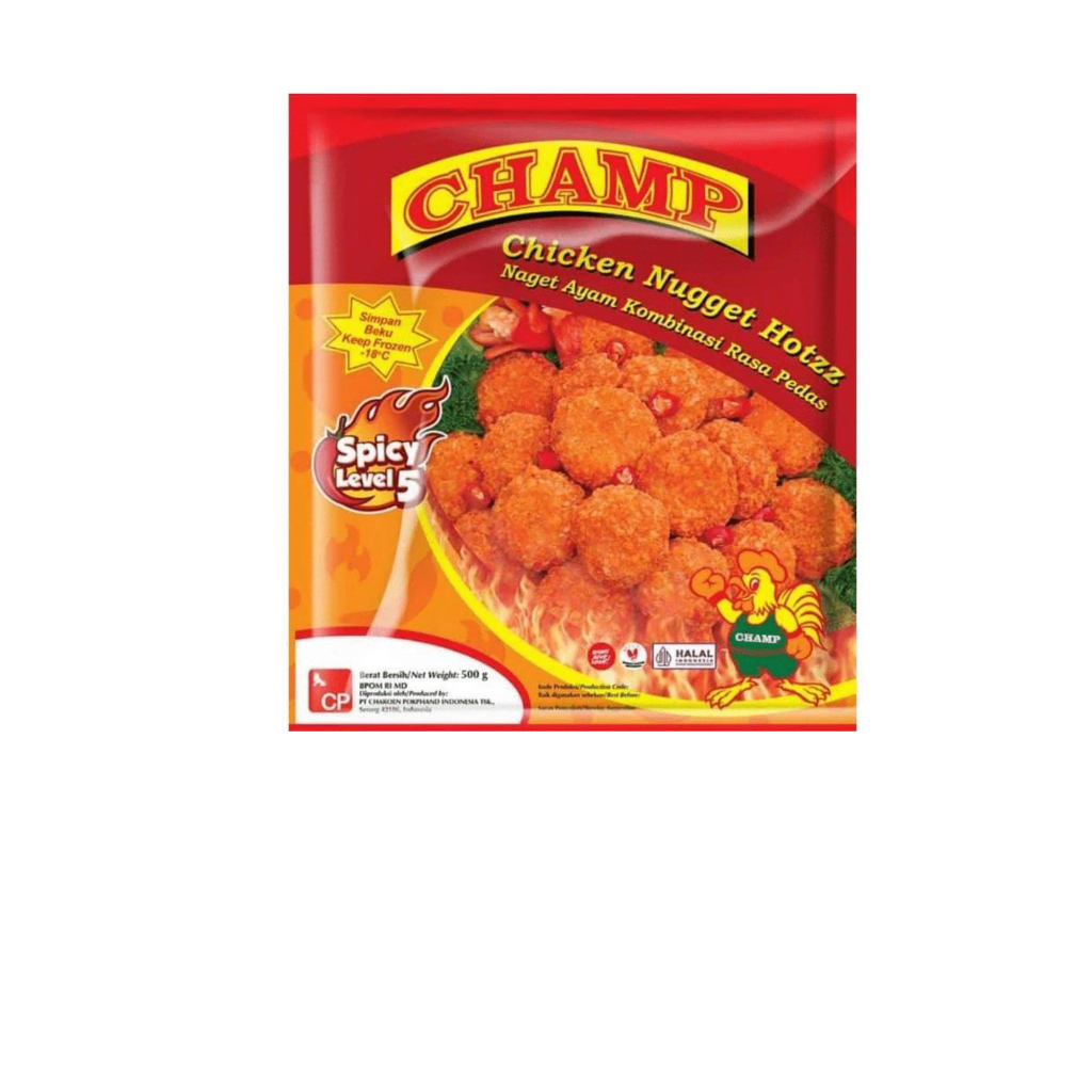 

CHAMP NUGGET HOTZZ LEVEL 5 500 GRAM