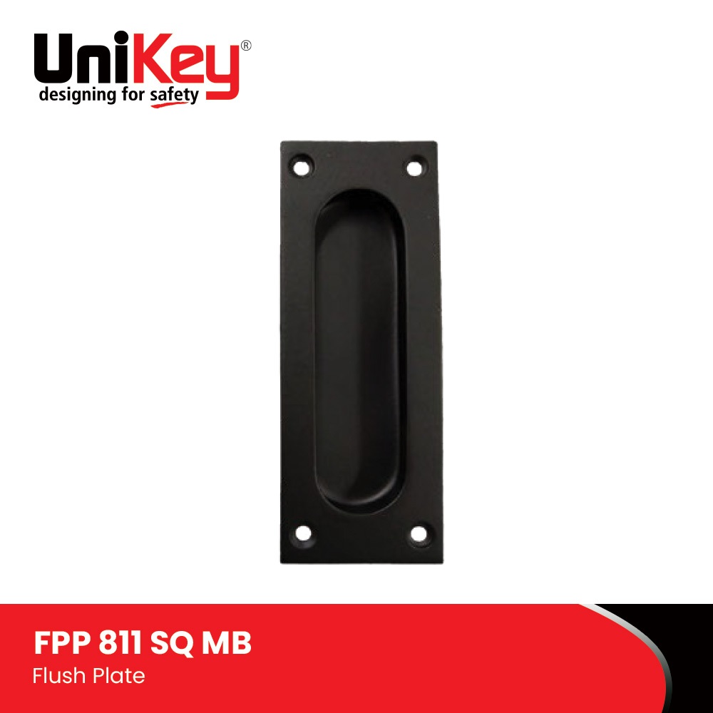 UniKey Flush Pull Plate FPP 811 SQ MB