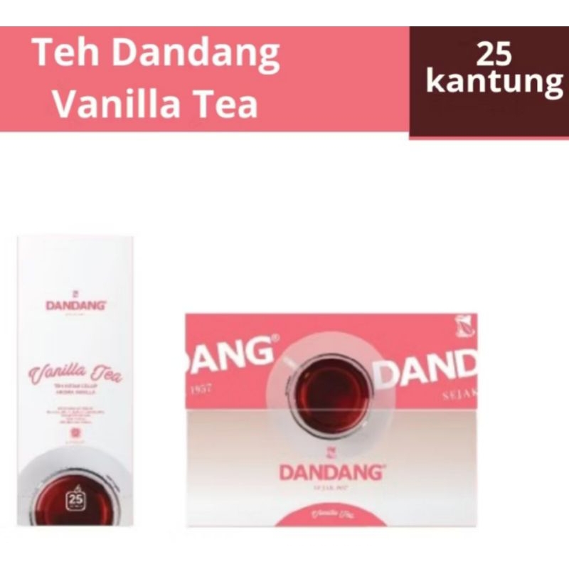 

TEH DANDANG VANILA TEH CELUP 50 Gram(isi 25 bag)