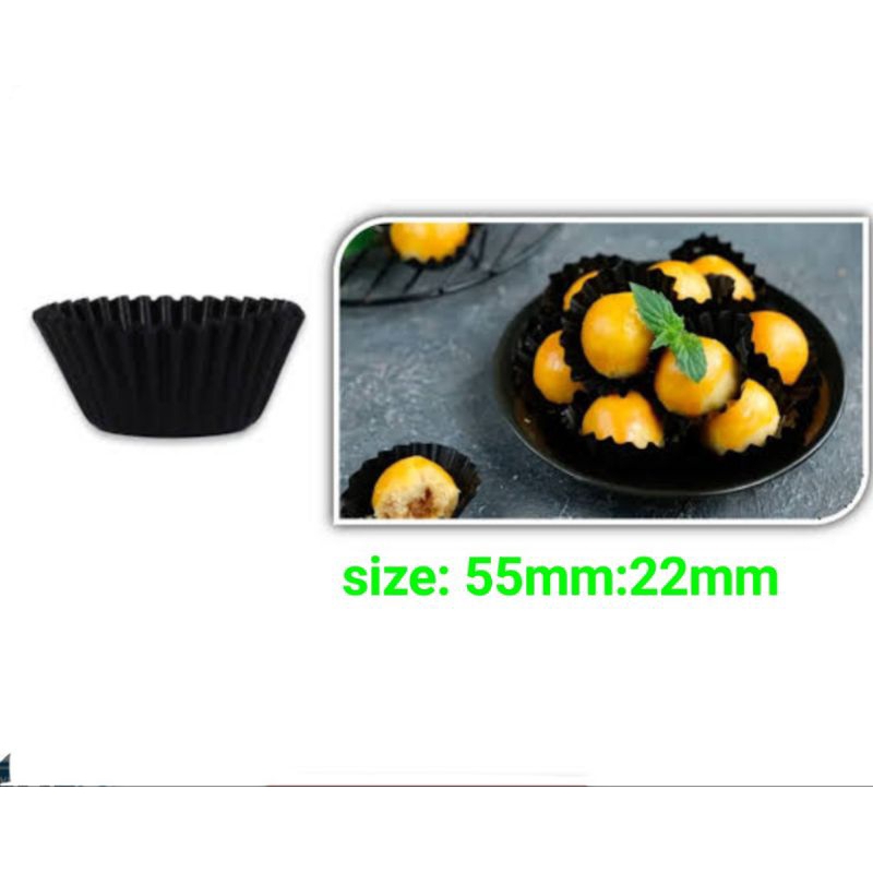 CUP NASTAR ISI 1000PCS | mangkok nastar hitam | cup nastar hitam