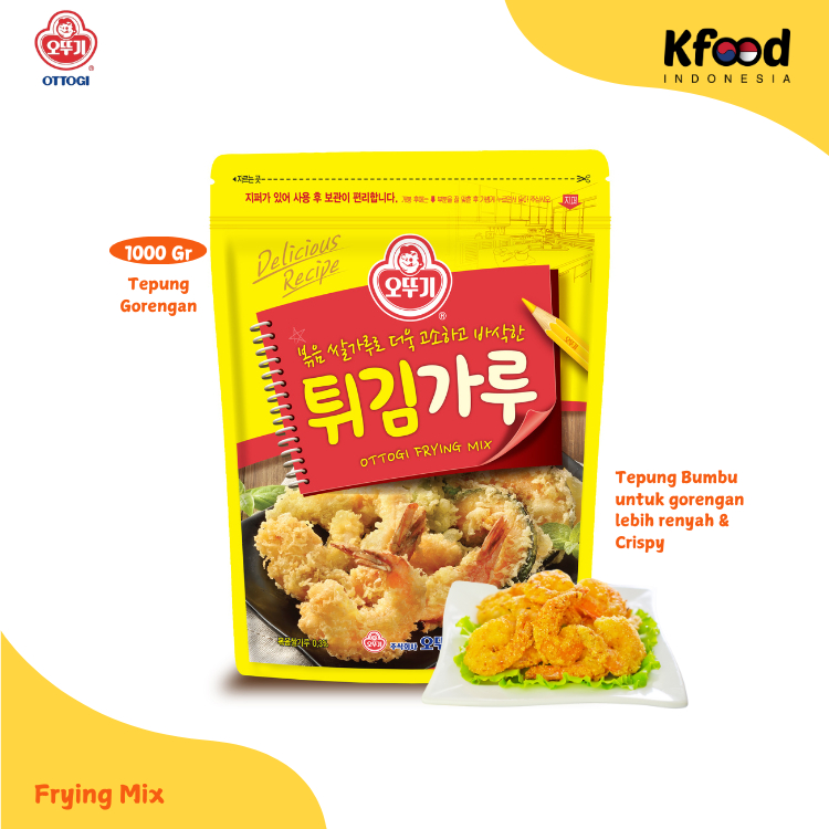 

Kfoodind - Ottogi Frying Mix 1Kg - Tepung Bumbu Serbaguna Korea
