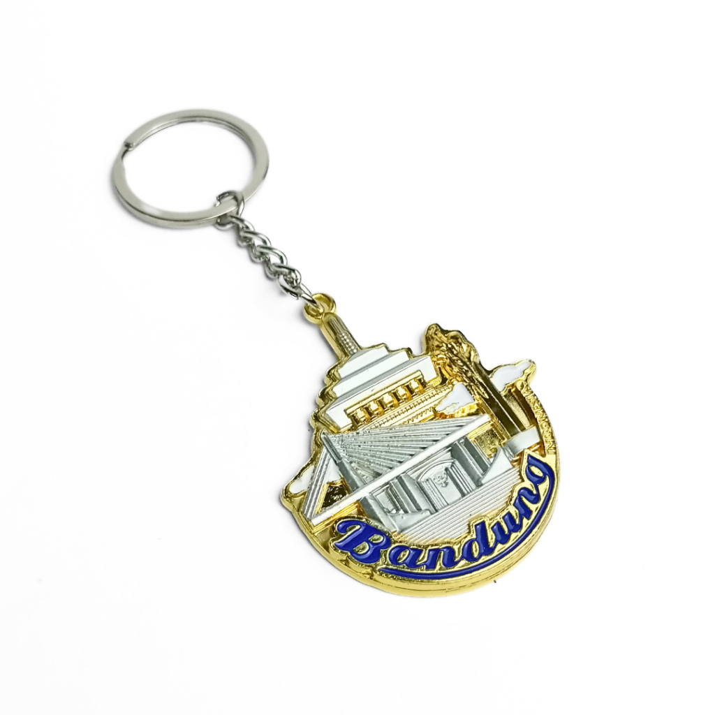 Souvenir gantungan kunci bandung oleh oleh Indonesia