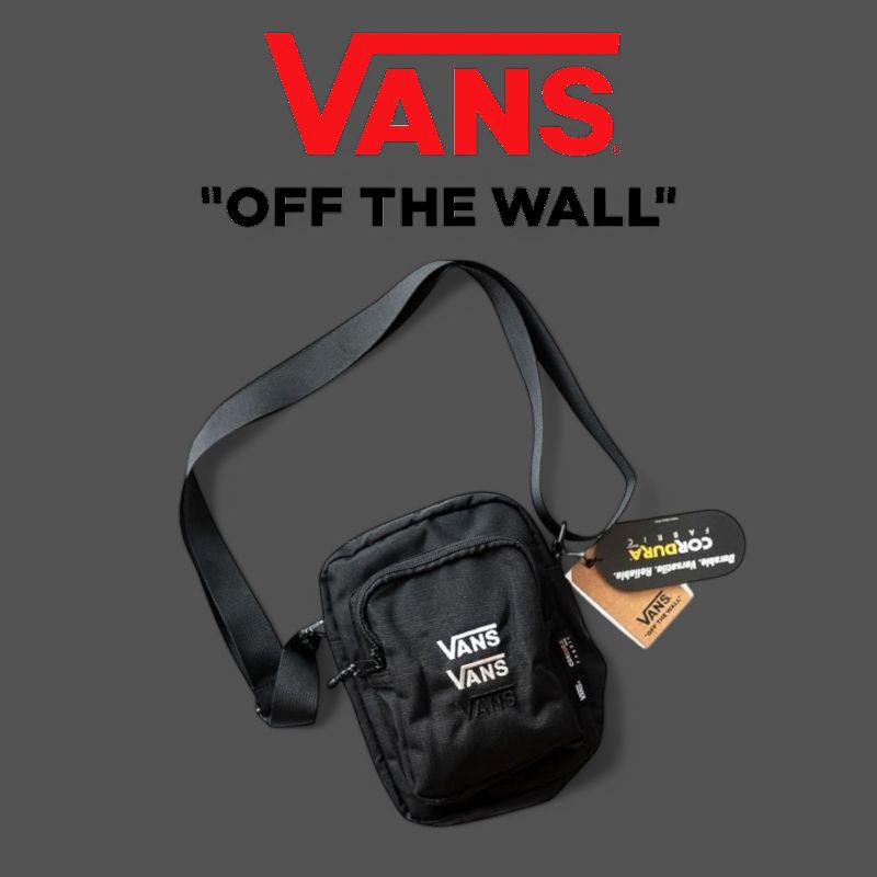 VANS SLING BAG / SHOULDERBAG LOGO TRIPLE V CORDURA ORIGINAL 100%