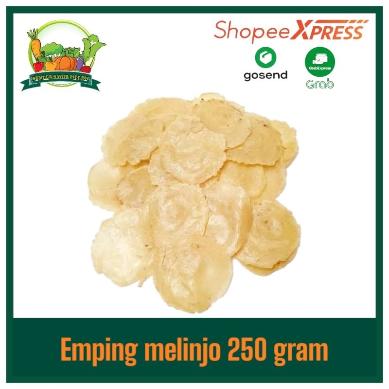 

Kerupuk emping melinjo mentah 250 gram - KIRIM INSTAN