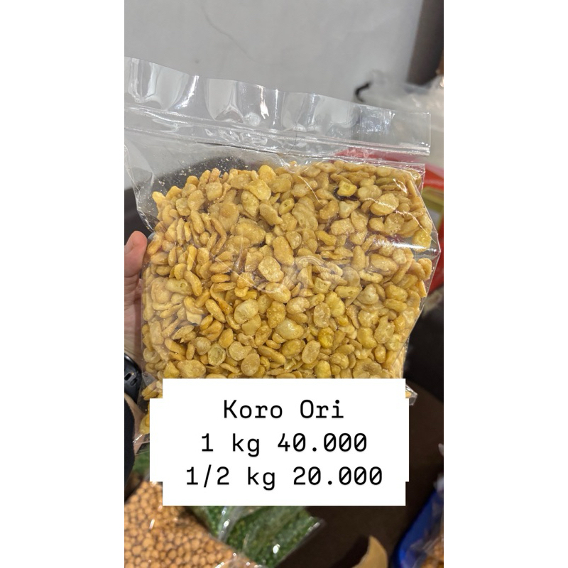 

kacang koro ori 1/2 kg