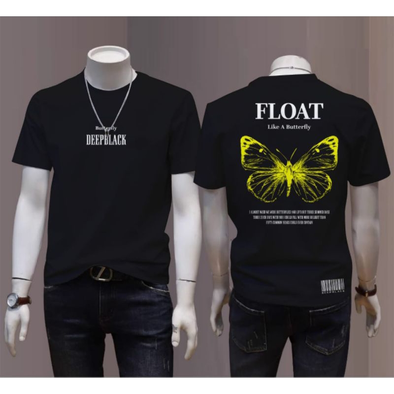 Kaos Distro Original Deepblack Butterfly