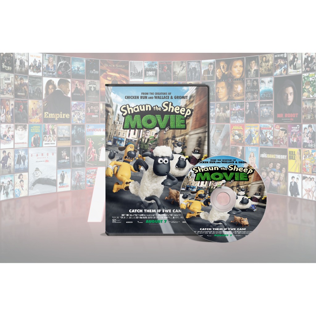 DVD Film Shaun The Sheep Movie & A Shaun The Sheep Movie Farmageddon (2015-2019)