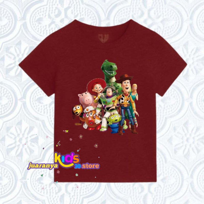 BAJU ANAK KAOS ANAK TOY STORY BAJU ANAK TOY STORY UNISEX