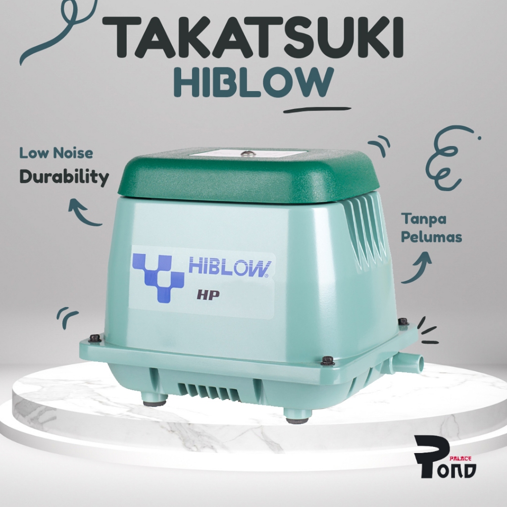 Aerator Kolam Takatsuki Hiblow HP-150 Linier Air Pump Kolam